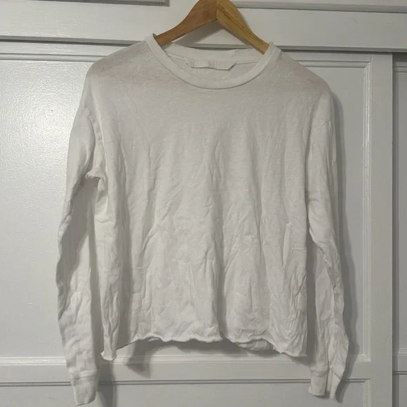 MOTHER The L/S Slouchy Cut Off - Picture 5 of 8